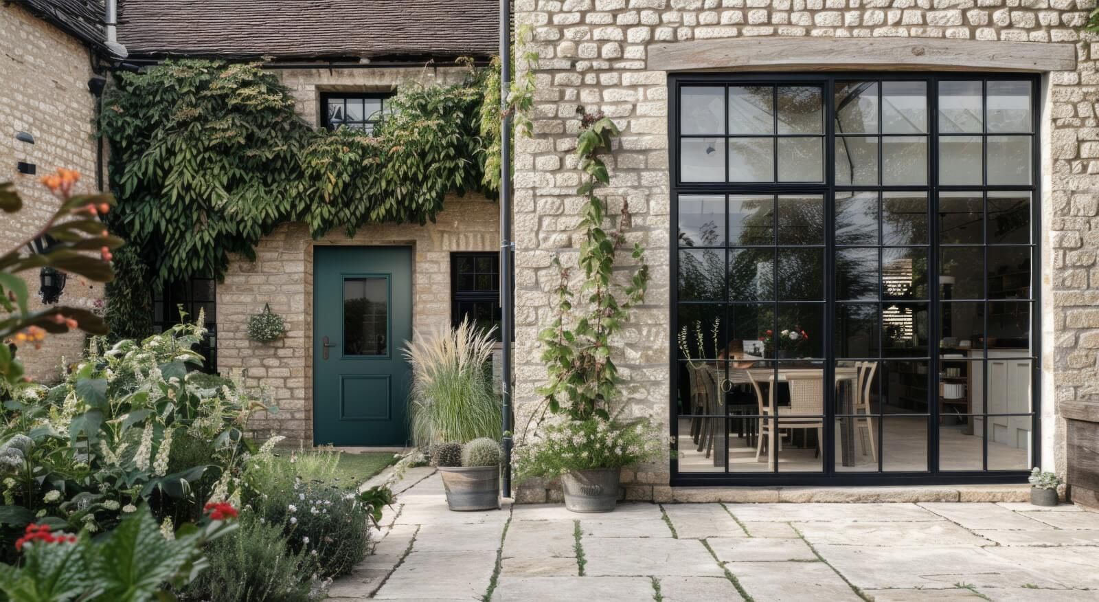 Drzwi NOVA R03S z kolekcji Retro Line; RAL 5009